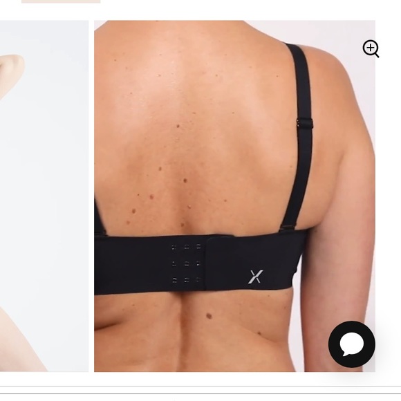 Brand new Knix wireless v-neck thin strap padded bra - size 6 orchid - Picture 6 of 14